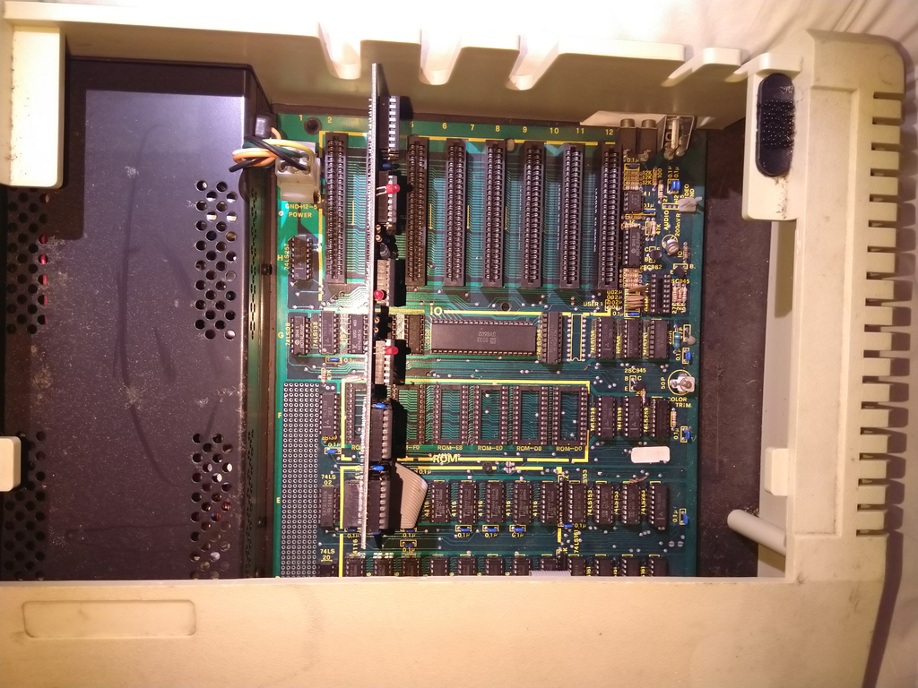 Interior of my Apple II+ Clone