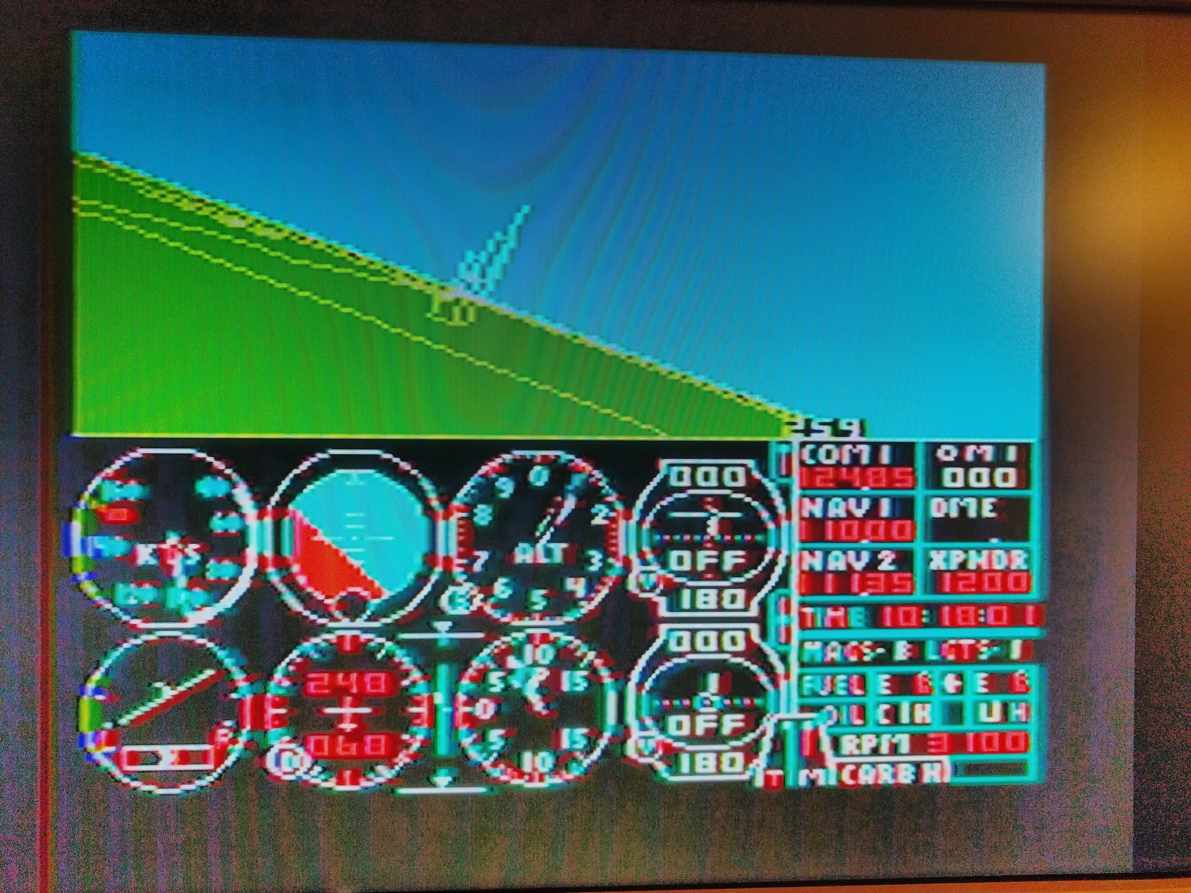 flight sim color