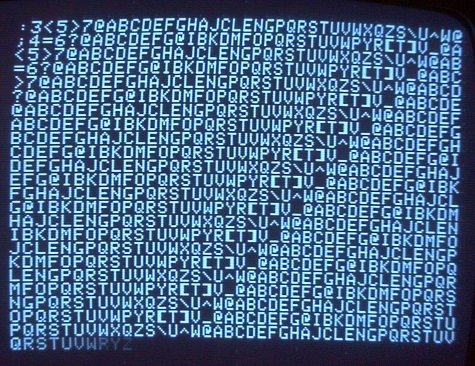 Pattern sensitive MM1404 shift register.