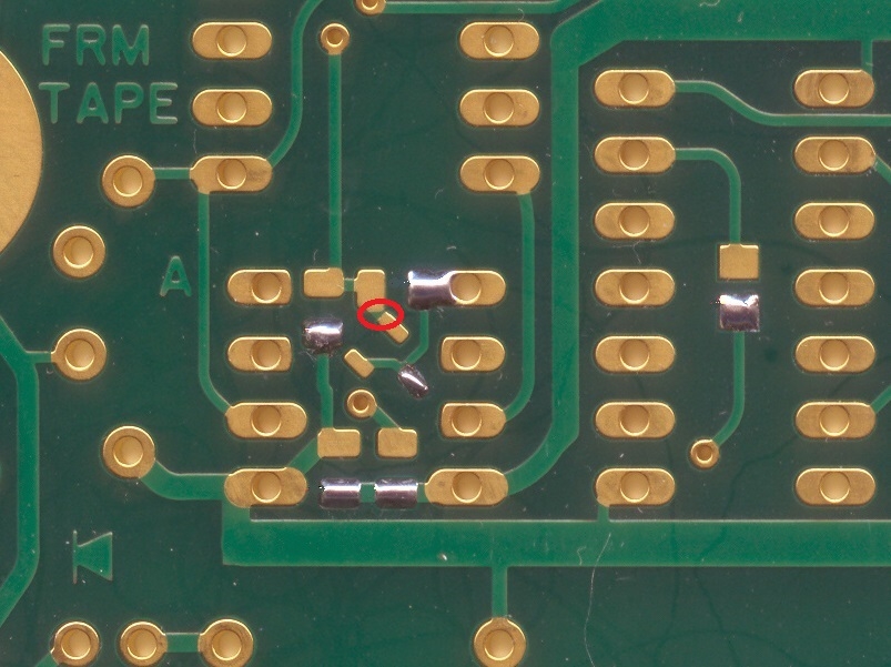 One SMD pad per component pre-tinned.