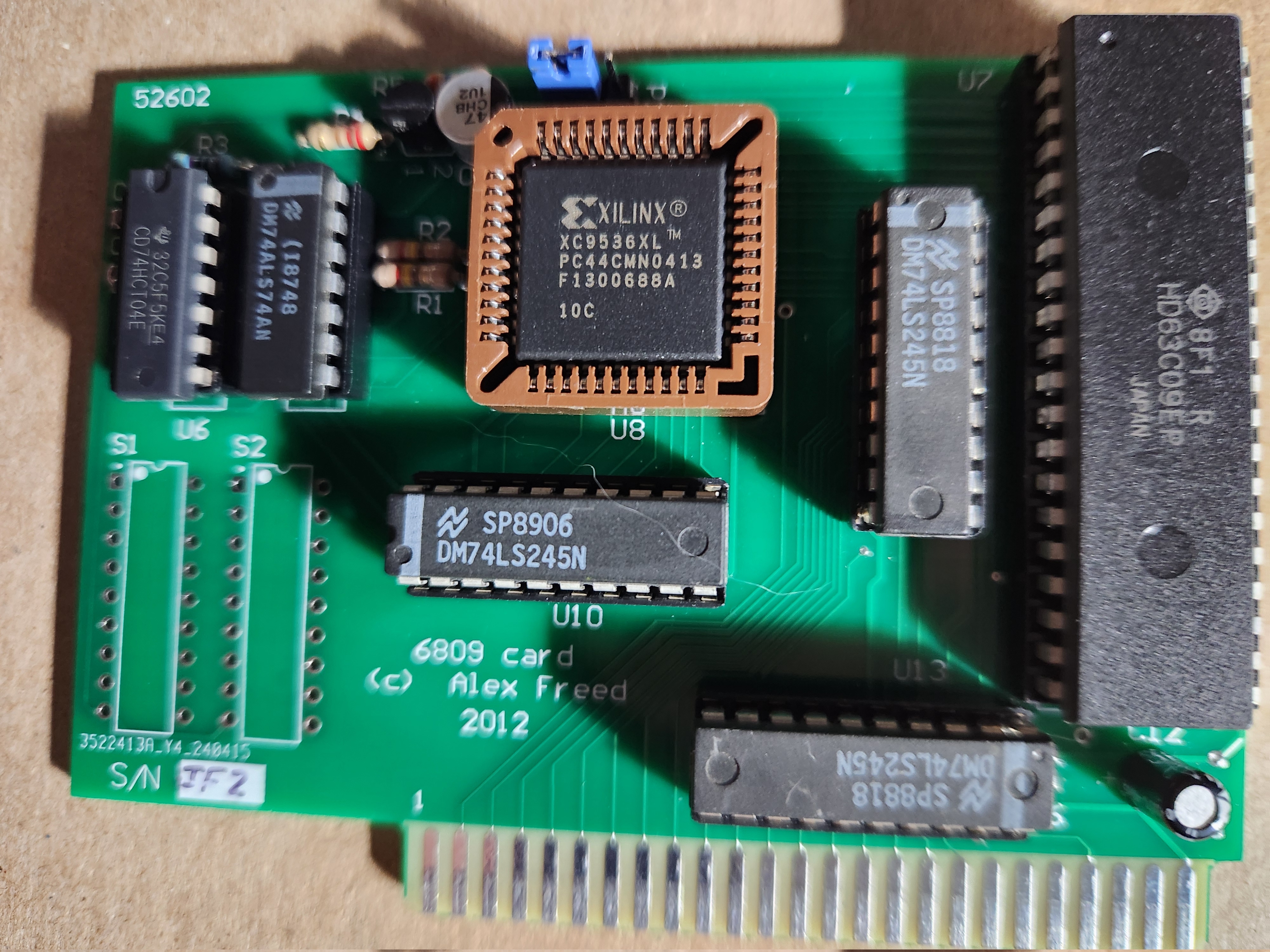 Freed Designed 6809 Card