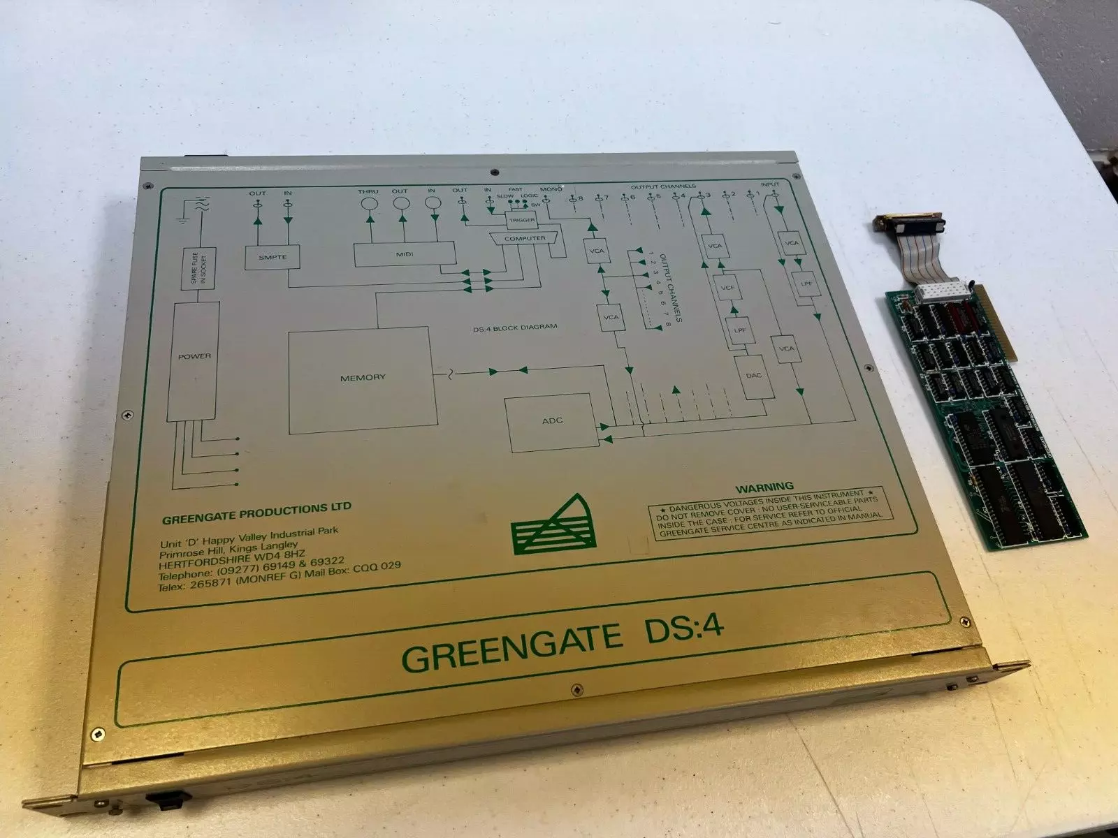 Greengate DS:4 Sampler for Apple II