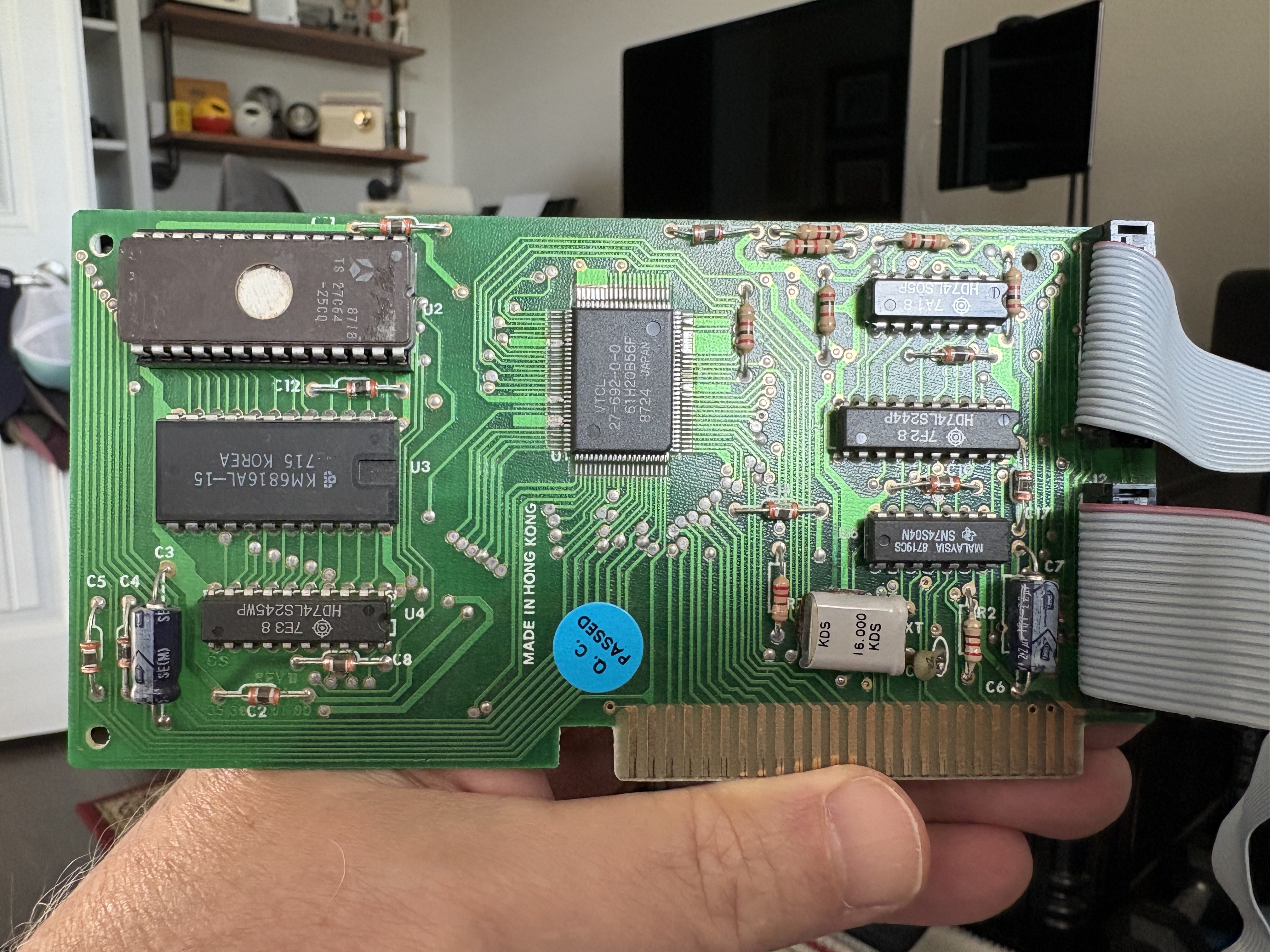 Image of an unidentified Apple II interface card