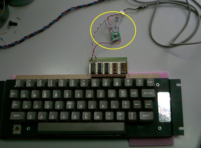 Lab rat of 4-wire keyboard