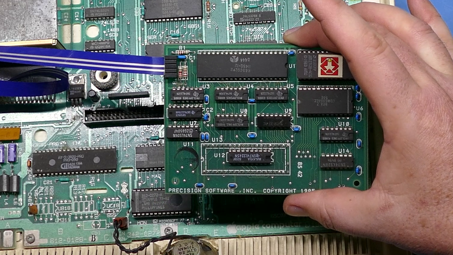 Image of Fingerprint board for the Apple IIc