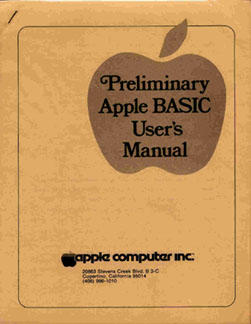 Apple I - BASIC manual 1