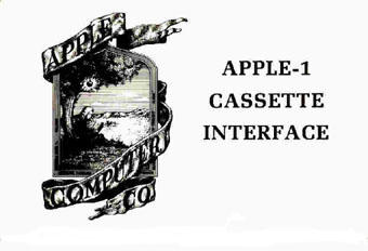 Apple I Cassette Interface manual cover